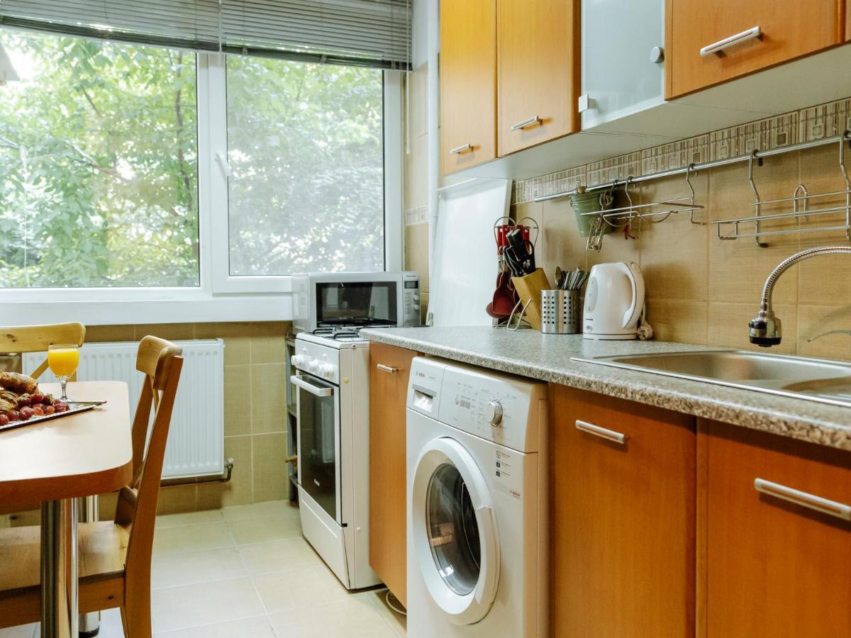 Old Town Historic Apartment With Backyard Mini Park ブカレスト エクステリア 写真