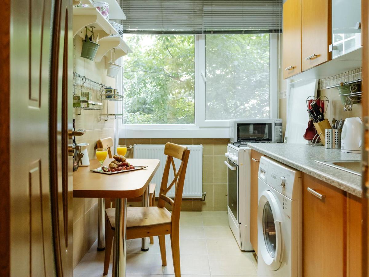 Old Town Historic Apartment With Backyard Mini Park ブカレスト エクステリア 写真