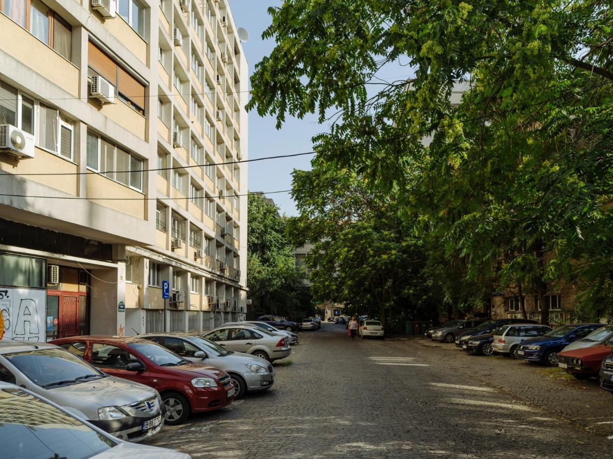 Old Town Historic Apartment With Backyard Mini Park ブカレスト エクステリア 写真